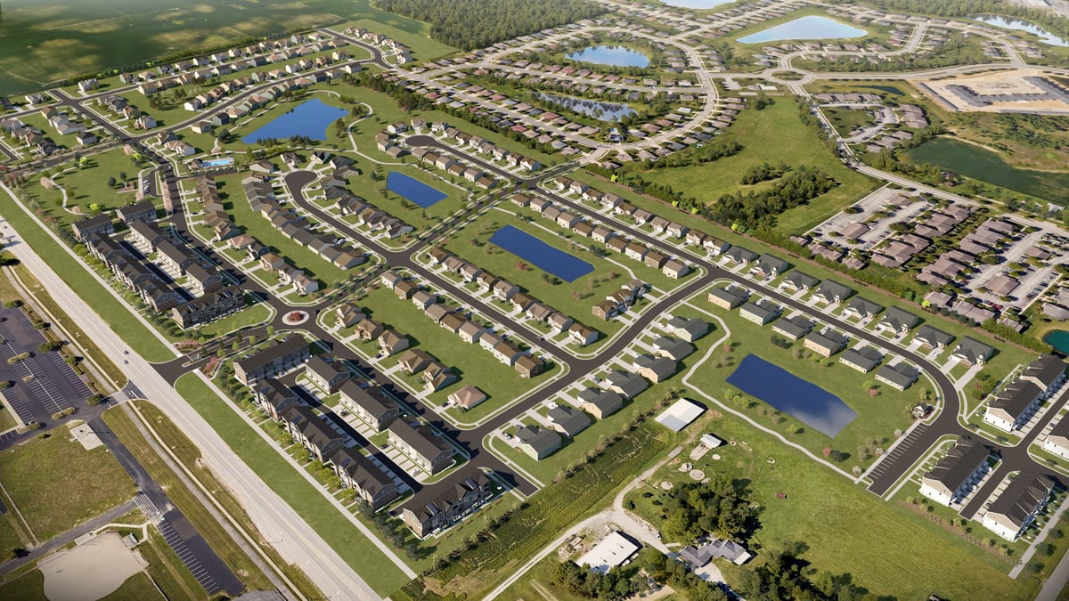 Luxury New Townhomes in McCordsville The Townes at Hampton Walk